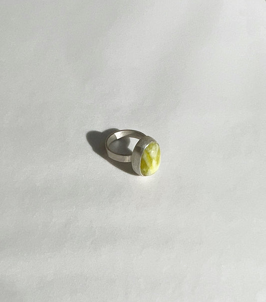 Lime Peridot Ring